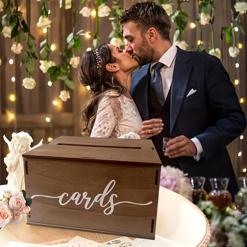 กล่องใส่การ์ดแต่งงานไม้แบบใหม่ - Wedding Card Box บทวิจารณ์และราคา