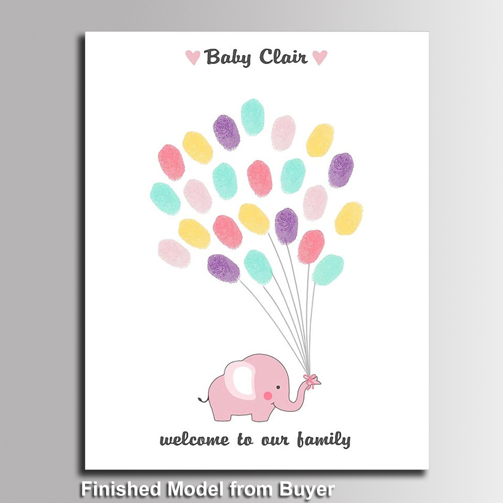 ส่วนบุคคลลายเซ็นลายนิ้วมือสมุด - Personalized Guest Book บทวิจารณ์และราคา
