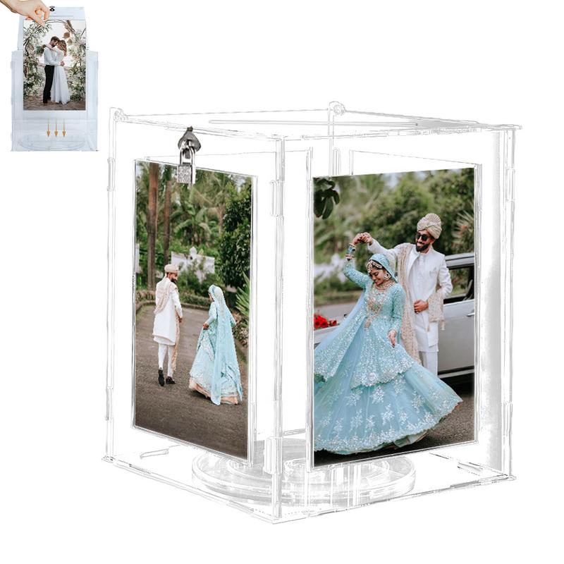 อะคริลิคงานแต่งงานกล่องล็อคสํา - Wedding Card Box บทวิจารณ์และราคา