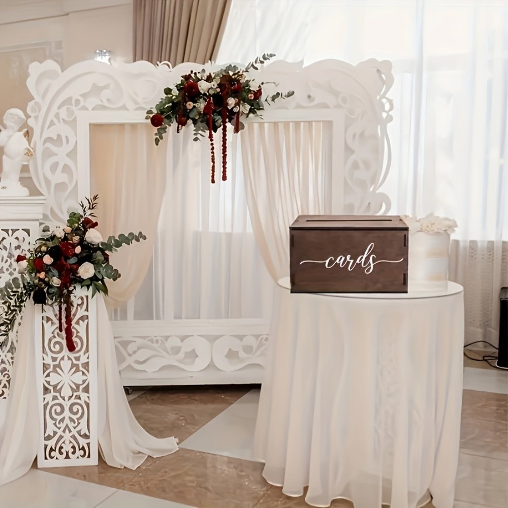 กล่องใส่การ์ดแต่งงานไม้แบบใหม่ - Wedding Card Box บทวิจารณ์และราคา