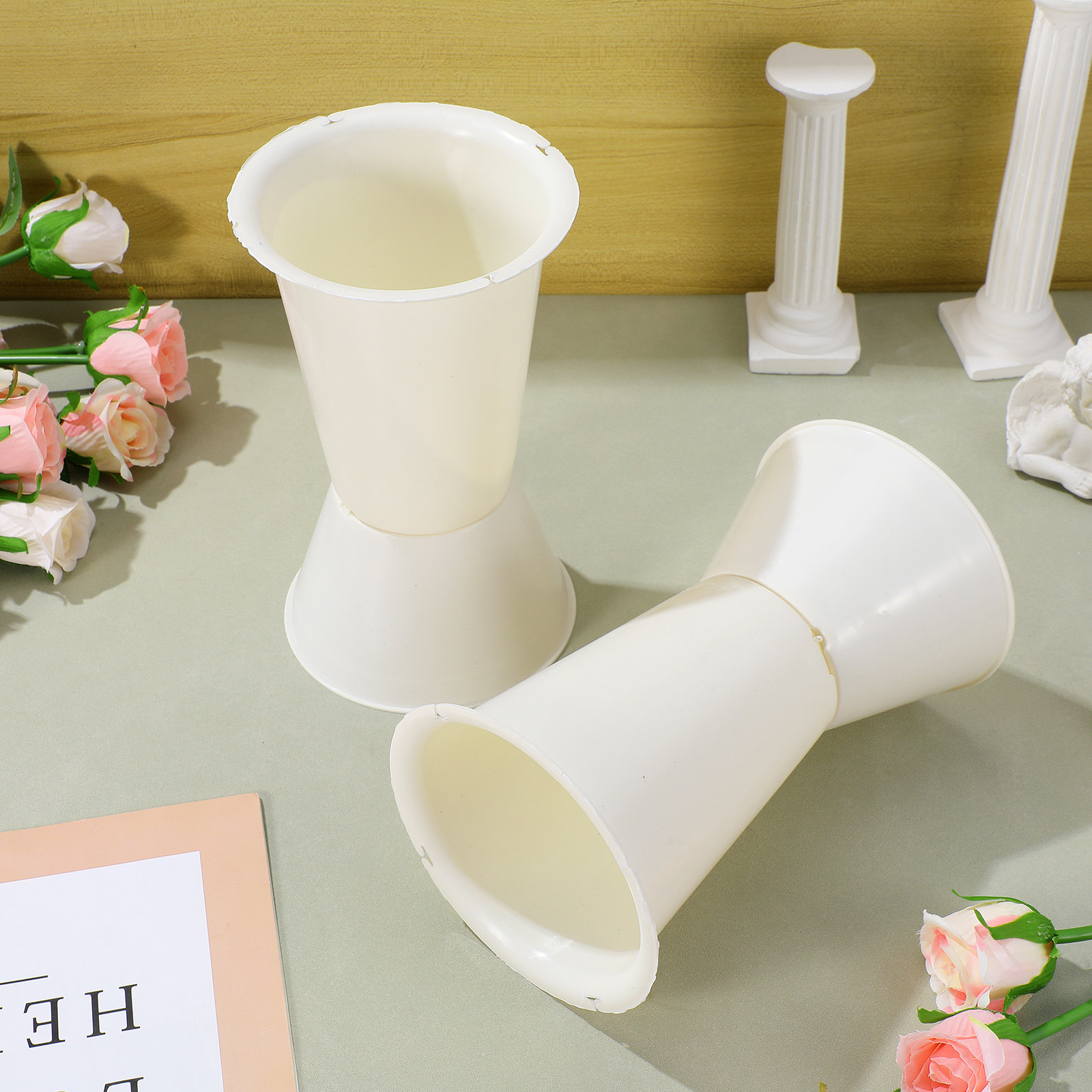 ที่วางดอกไม้พลาสติกสำหรับงานแต - Wedding Support บทวิจารณ์และราคา