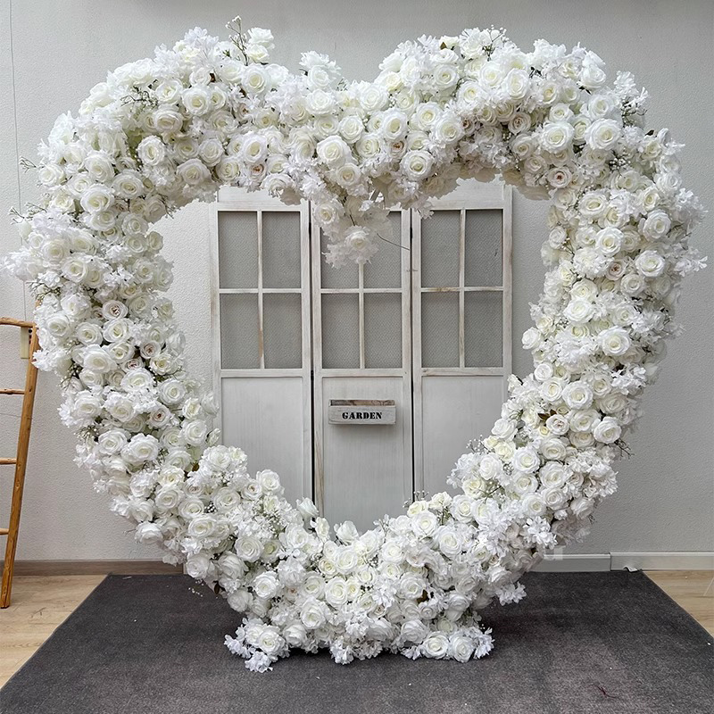 200 ซม.ขายส่งดอกไม้ผ้าไหมประดิ - Wedding Arch Flower บทวิจารณ์และราคา