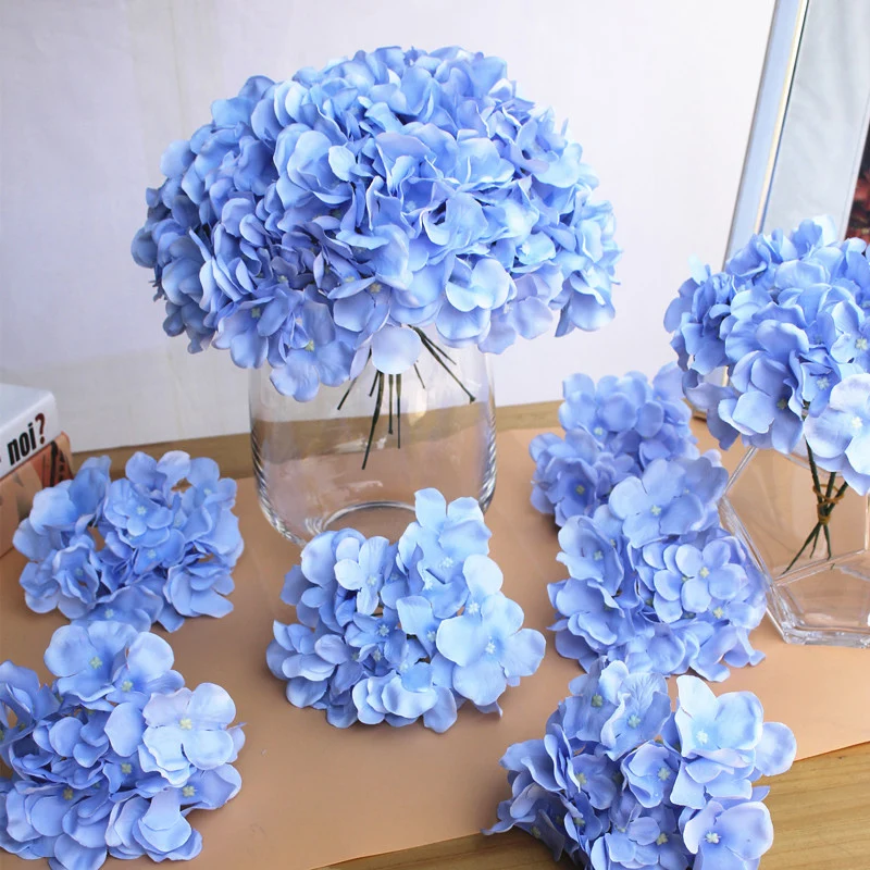 10ชิ้น/ล็อตสีสันดอกไม้ไฮเดรนเย - Wedding Arch Flower บทวิจารณ์และราคา