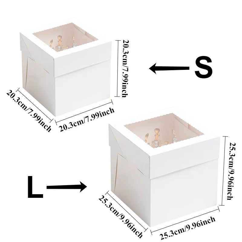 กล่องเค้กสีขาวแบบใช้แล้วทิ้งพร - Wedding Decoration Supply บทวิจารณ์และราคา