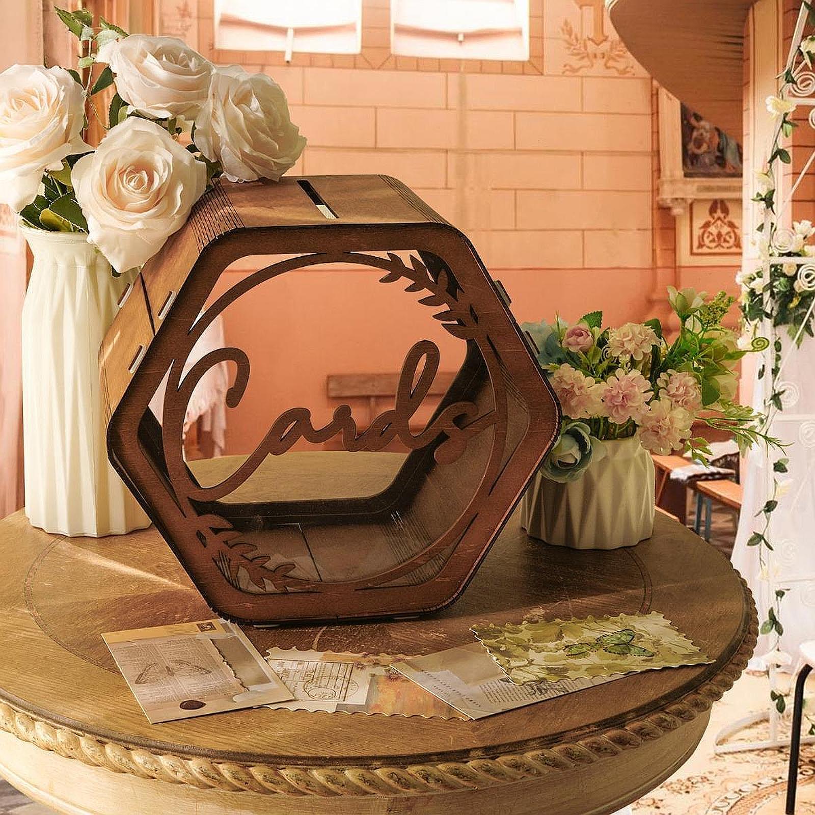 กล่องใส่การ์ดแต่งงาน กล่องใส่เ - Wedding Card Box บทวิจารณ์และราคา