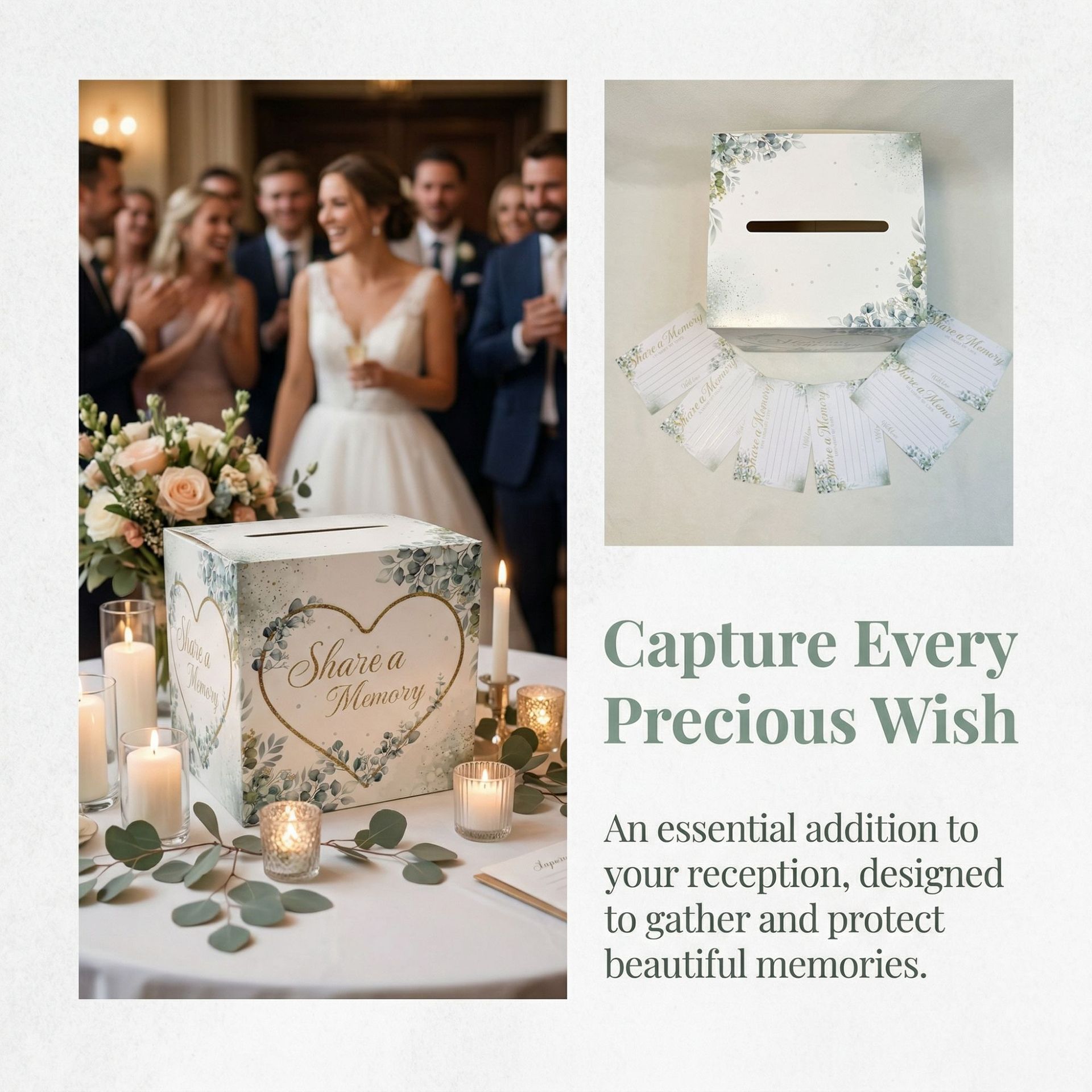 กล่องใส่การ์ดแต่งงานลายดอกไม้ส - Wedding Card Box บทวิจารณ์และราคา