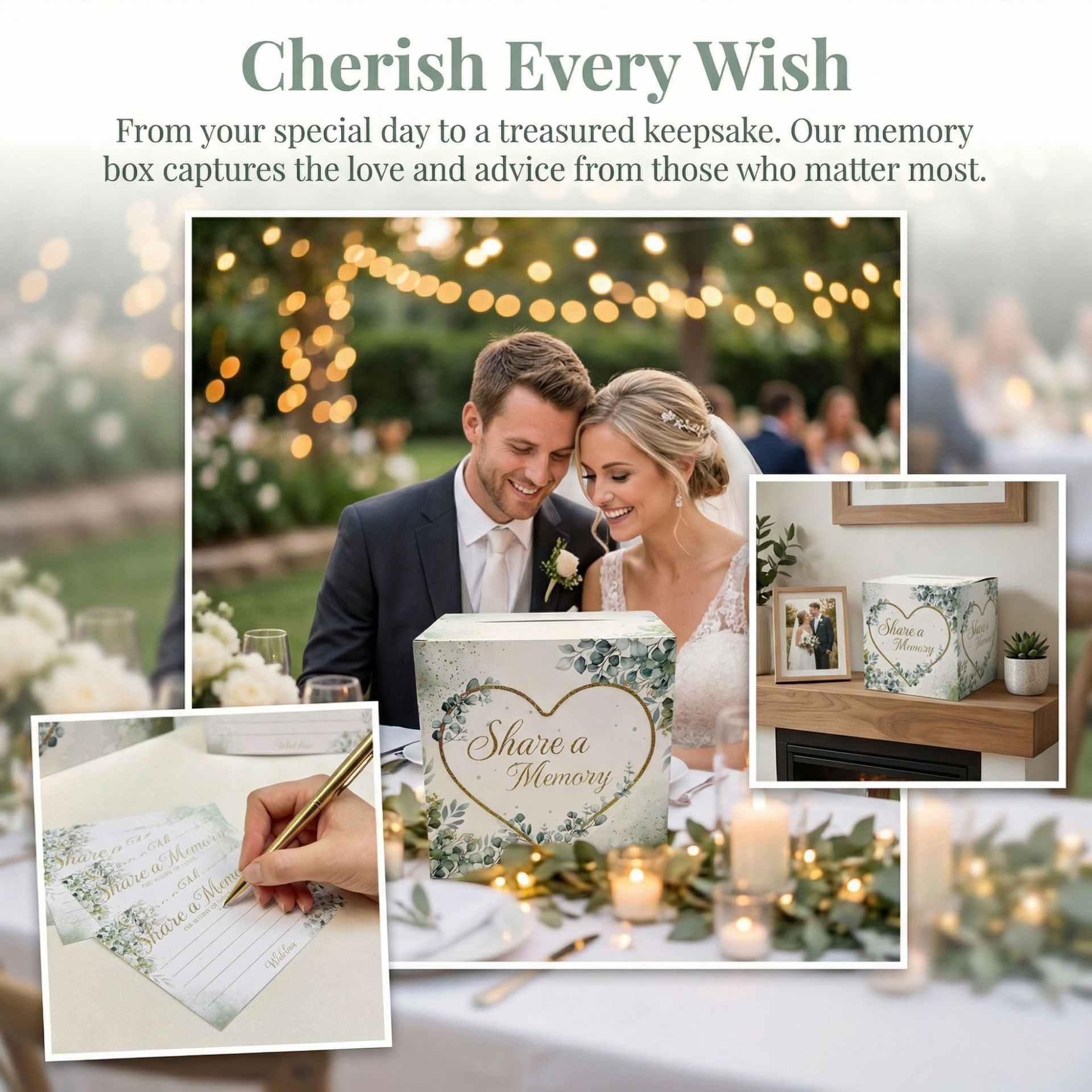 กล่องใส่การ์ดแต่งงานลายดอกไม้ส - Wedding Card Box บทวิจารณ์และราคา