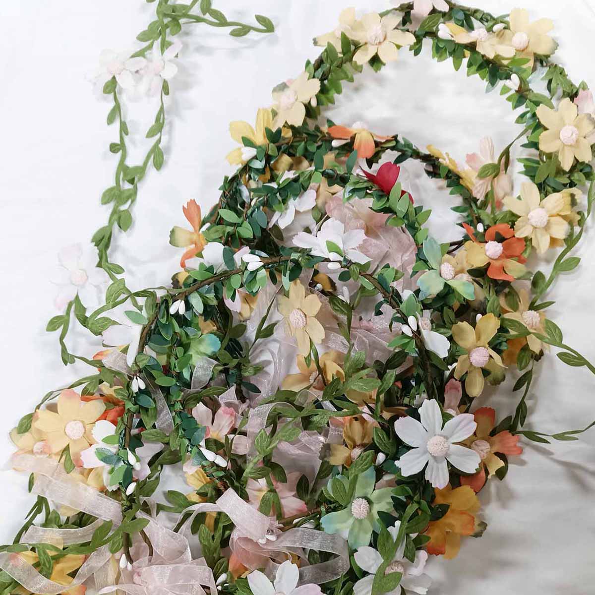 โบฮีเมียนหวายดอกไม้ Vines Crow - Wedding Arch Flower บทวิจารณ์และราคา