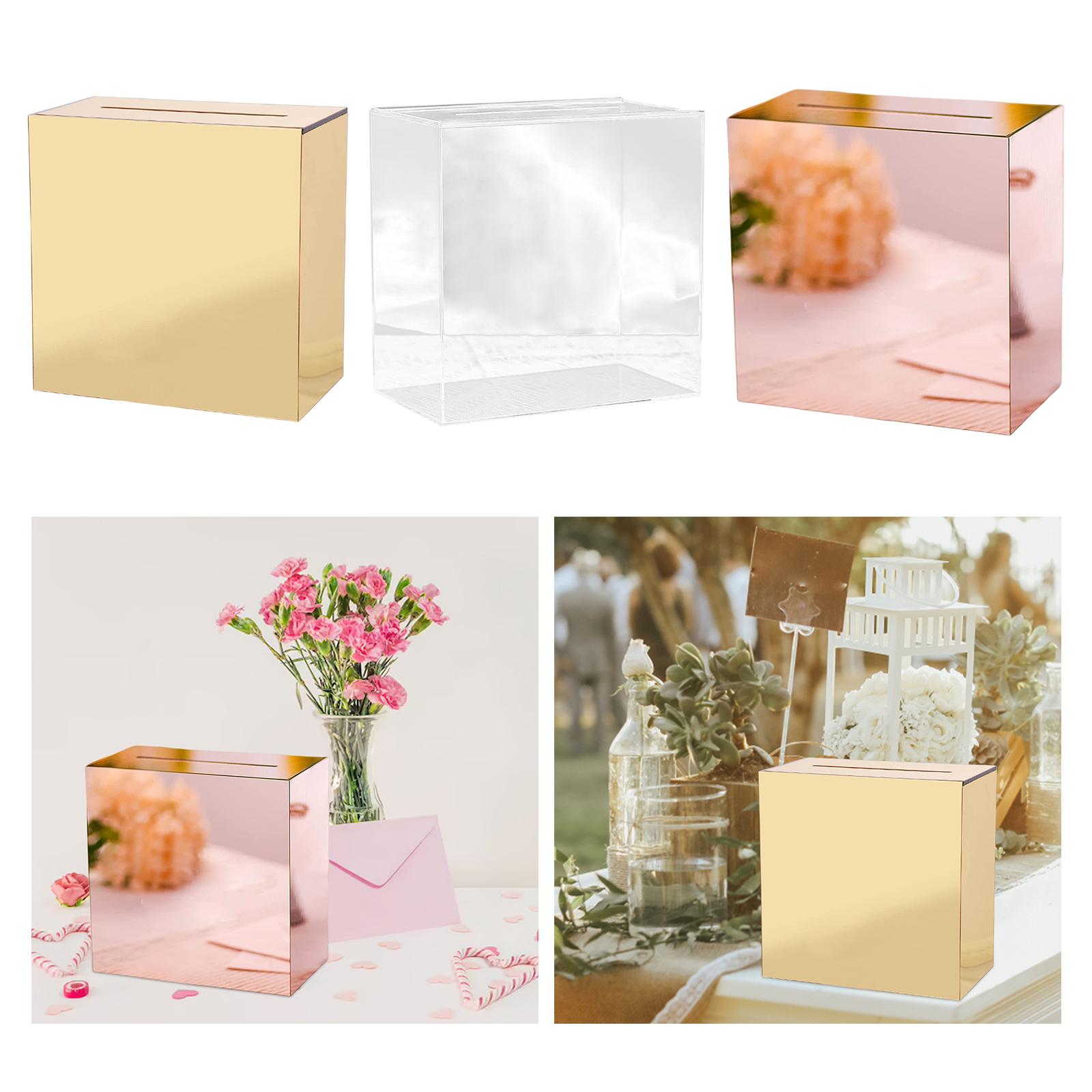 กล่องใส่การ์ดแต่งงานอะคริลิค ก - Wedding Card Box บทวิจารณ์และราคา