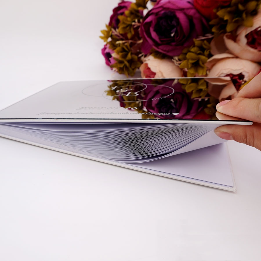 งานแต่งงานส่วนบุคคลกระจกอะคริล - Personalized Guest Book บทวิจารณ์และราคา