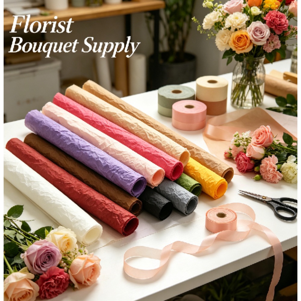 กระดาษห่อลายดอกไม้แบบหนา Xuena - Good Floral & Wedding Decor Supply บทวิจารณ์และราคา