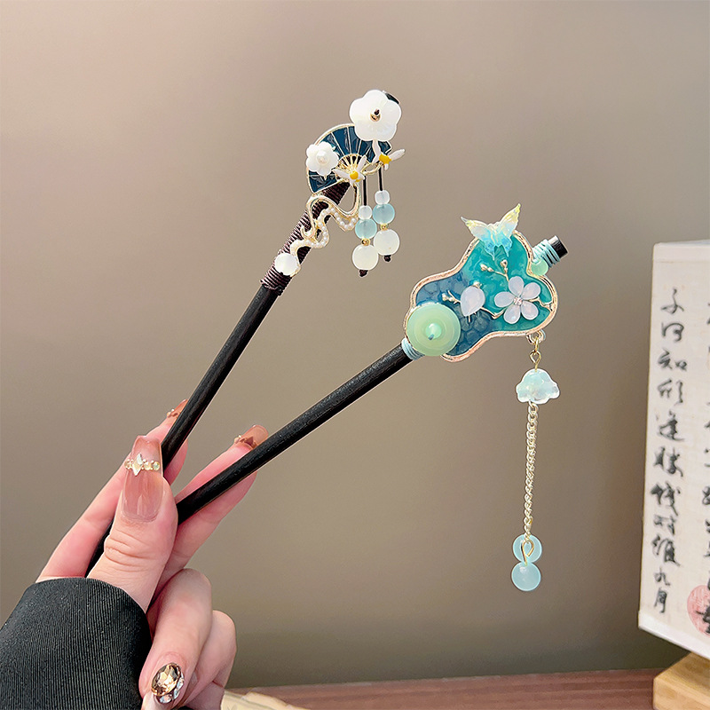 กิ๊บติดผมพู่ห้อยแบบคลาสสิก สีด - Wedding Decoration Supply บทวิจารณ์และราคา