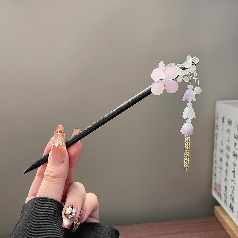 กิ๊บติดผมพู่ห้อยแบบคลาสสิก สีด - Wedding Decoration Supply บทวิจารณ์และราคา