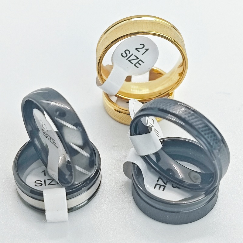 ขายส่งแหวนสแตนเลสแบบ unisex 18 - Wedding Supply Resale บทวิจารณ์และราคา