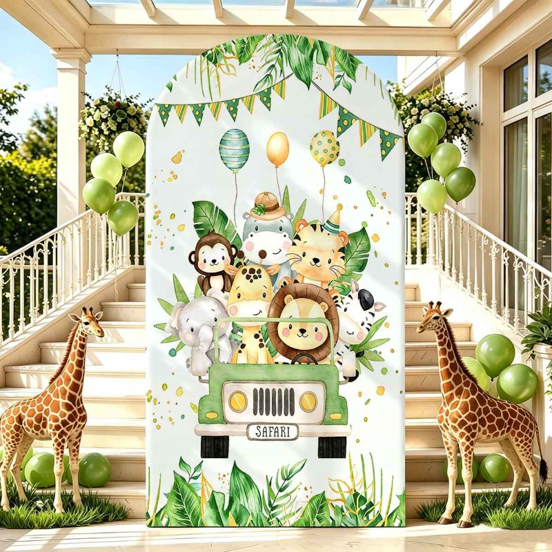 ฉากหลังงานปาร์ตี้ธีมซาฟารีในป่ - Photo Booth Prop บทวิจารณ์และราคา